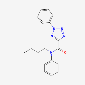 N-butyl-N,2-diphenyl-2H-tetrazole-5-carboxamide