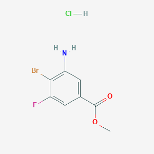 Methyl 3-amino-4-bromo-5-fluorobenzoate hydrochloride
