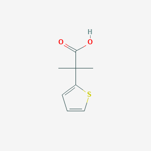 molecular formula C8H10O2S B2875807 2-Methyl-2-(thiophen-2-yl)propanoic acid CAS No. 90953-78-9