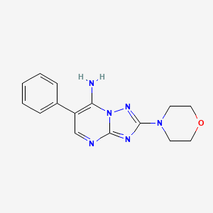 2-Morpholino-6-phenyl[1,2,4]triazolo[1,5-a]pyrimidin-7-amine