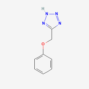 molecular formula C8H8N4O B2875821 5-(phenoxymethyl)-2H-tetrazole CAS No. 24896-23-9