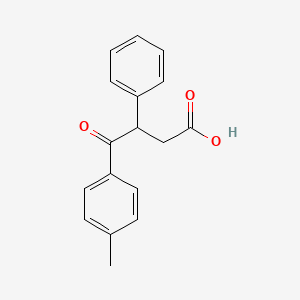 molecular formula C17H16O3 B2875822 4-(4-甲基苯基)-4-氧代-3-苯基丁酸 CAS No. 75616-32-9