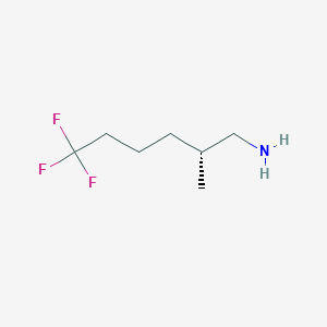 molecular formula C7H14F3N B2875825 (2R)-6,6,6-Trifluoro-2-methylhexan-1-amine CAS No. 2248174-97-0