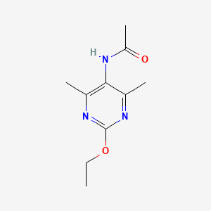 molecular formula C10H15N3O2 B2875830 N-(2-ethoxy-4,6-dimethylpyrimidin-5-yl)acetamide CAS No. 1788842-85-2