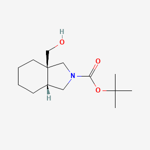 Tert-butyl (3aR,7aR)-7a-(hydroxymethyl)-3,3a,4,5,6,7-hexahydro-1H-isoindole-2-carboxylate