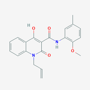 1-allyl-4-hydroxy-N-(2-methoxy-5-methylphenyl)-2-oxo-1,2-dihydroquinoline-3-carboxamide