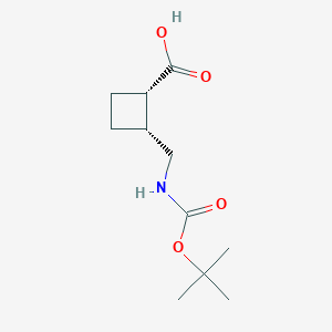 (1S,2R)-2alpha-[(tert-Butoxycarbonylamino)methyl]cyclobutane-1alpha-carboxylic acid