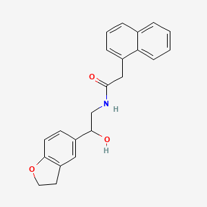 N-(2-(2,3-dihydrobenzofuran-5-yl)-2-hydroxyethyl)-2-(naphthalen-1-yl)acetamide