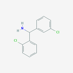 molecular formula C13H11Cl2N B2875879 (2-Chlorophenyl)(3-chlorophenyl)methanamine CAS No. 286947-80-6