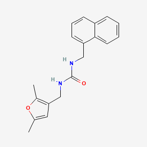 1-((2,5-Dimethylfuran-3-yl)methyl)-3-(naphthalen-1-ylmethyl)urea