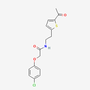 N-(2-(5-acetylthiophen-2-yl)ethyl)-2-(4-chlorophenoxy)acetamide