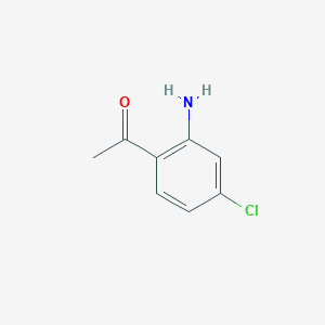 molecular formula C8H8ClNO B2875990 1-(2-氨基-4-氯苯基)乙酮 CAS No. 39061-72-8