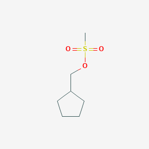 molecular formula C7H14O3S B2876002 Cyclopentylmethyl methanesulfonate CAS No. 73017-76-2