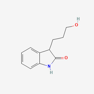 molecular formula C11H13NO2 B2876047 3-(3-Hydroxypropyl)indolin-2-one CAS No. 58025-85-7