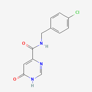 N-(4-chlorobenzyl)-6-hydroxypyrimidine-4-carboxamide