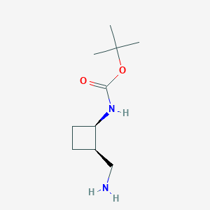 tert-butyl N-[cis-2-(aminomethyl)cyclobutyl]carbamate