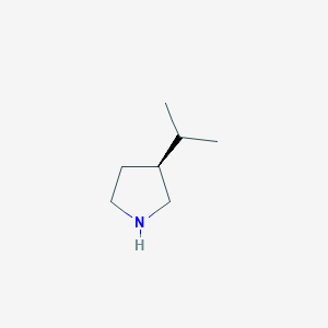 molecular formula C7H15N B2876074 (3S)-3-(Propan-2-YL)pyrrolidine CAS No. 1260619-47-3