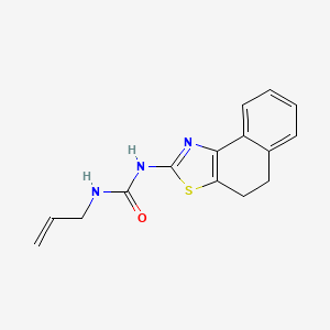 molecular formula C15H15N3OS B2876203 1-Allyl-3-(4,5-dihydronaphtho[1,2-d]thiazol-2-yl)urea CAS No. 1206998-45-9