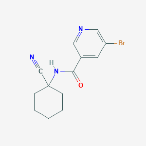 5-bromo-N-(1-cyanocyclohexyl)pyridine-3-carboxamide