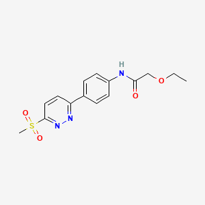 2-ethoxy-N-(4-(6-(methylsulfonyl)pyridazin-3-yl)phenyl)acetamide