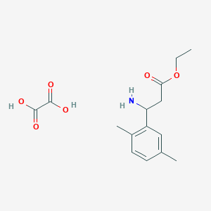 Ethyl 3-amino-3-(2,5-dimethylphenyl)propanoate oxalate