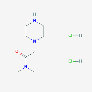 B2876279 N,N-Dimethyl-2-(piperazin-1-yl)acetamide dihydrochloride CAS No. 885617-73-2