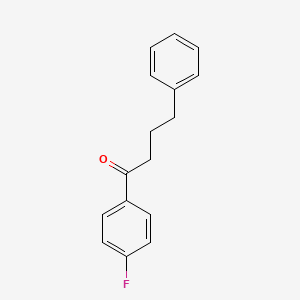 molecular formula C16H15FO B2876294 1-(4-Fluorophenyl)-4-phenylbutan-1-one CAS No. 87662-02-0