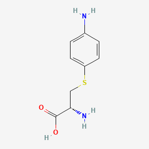 molecular formula C9H12N2O2S B2876295 S-(4-Aminophenyl)cysteine CAS No. 63129-86-2