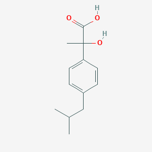 molecular formula C13H18O3 B028763 2-(4-异丁基苯基)-2-羟基丙酸 CAS No. 60057-62-7
