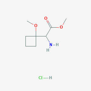 Methyl 2-amino-2-(1-methoxycyclobutyl)acetate hydrochloride