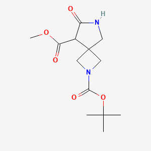 2-Tert-butyl 8-methyl 7-oxo-2,6-diazaspiro[3.4]octane-2,8-dicarboxylate