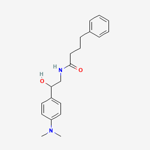 N-(2-(4-(dimethylamino)phenyl)-2-hydroxyethyl)-4-phenylbutanamide