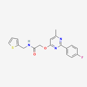 1-[3-(phenylthio)pyrazin-2-yl]-N-(3,4,5-trimethoxyphenyl)piperidine-3-carboxamide