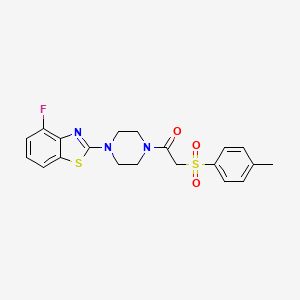 1-(4-(4-Fluorobenzo[d]thiazol-2-yl)piperazin-1-yl)-2-tosylethanone