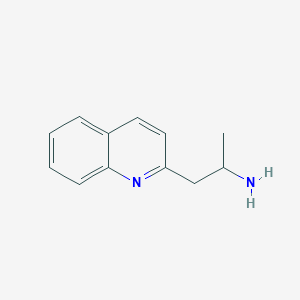 molecular formula C12H14N2 B2876364 2-Quinolineethanamine, alpha-methyl- CAS No. 68764-62-5