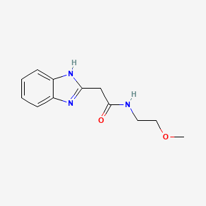 2-(1H-Benzoimidazol-2-yl)-N-(2-methoxy-ethyl)-acetamide