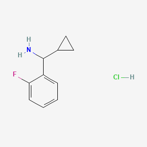 Cyclopropyl(2-fluorophenyl)methanamine hydrochloride