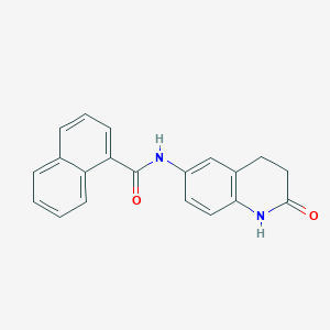 N-(2-oxo-1,2,3,4-tetrahydroquinolin-6-yl)-1-naphthamide