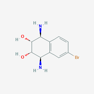 (1R,2S,3R,4S)-1,4-diamino-6-bromo-1,2,3,4-tetrahydronaphthalene-2,3-diol (racemic)