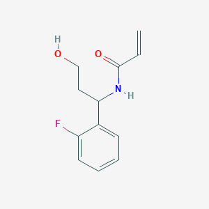 N-[1-(2-Fluorophenyl)-3-hydroxypropyl]prop-2-enamide