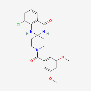 8'-chloro-1-(3,5-dimethoxybenzoyl)-1'H-spiro[piperidine-4,2'-quinazolin]-4'(3'H)-one