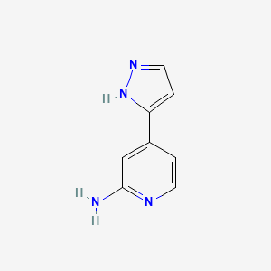 4-(1H-pyrazol-3-yl)pyridin-2-amine