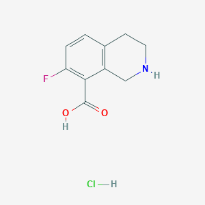 7-Fluoro-1,2,3,4-tetrahydroisoquinoline-8-carboxylic acid hydrochloride