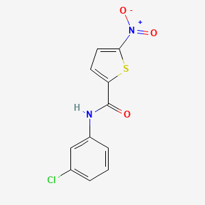 molecular formula C11H7ClN2O3S B2876548 N-(3-chlorophenyl)-5-nitrothiophene-2-carboxamide CAS No. 324758-85-2