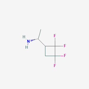 (1R)-1-(2,2,3,3-Tetrafluorocyclobutyl)ethanamine