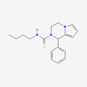 N-butyl-1-phenyl-3,4-dihydropyrrolo[1,2-a]pyrazine-2(1H)-carbothioamide