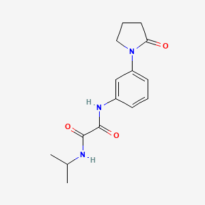 N1-isopropyl-N2-(3-(2-oxopyrrolidin-1-yl)phenyl)oxalamide