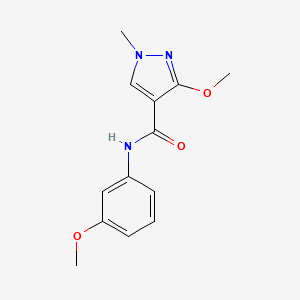 3-methoxy-N-(3-methoxyphenyl)-1-methyl-1H-pyrazole-4-carboxamide