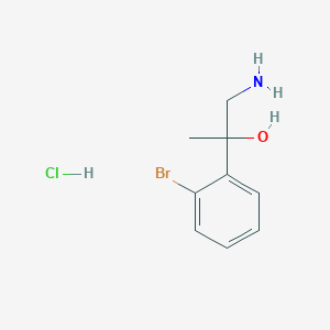 1-Amino-2-(2-bromophenyl)propan-2-ol hydrochloride