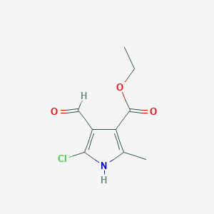 ethyl 5-chloro-4-formyl-2-methyl-1H-pyrrole-3-carboxylate